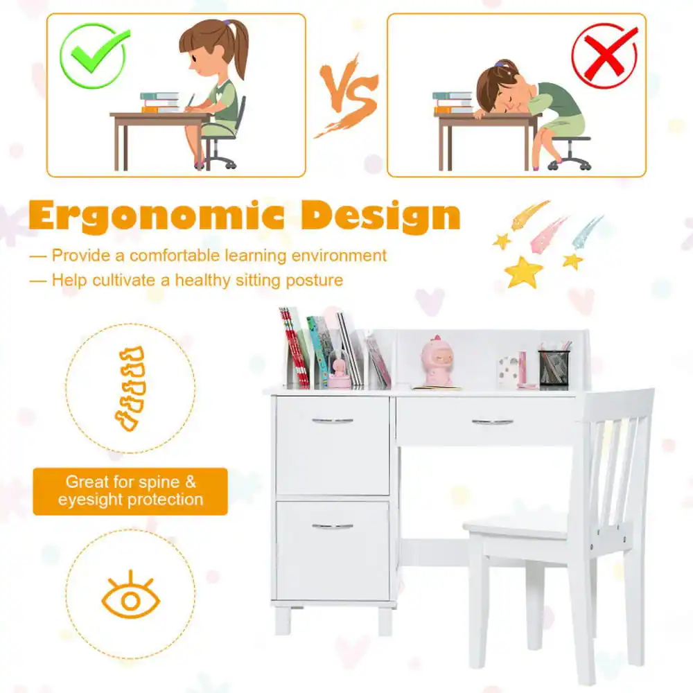 VS X Ergonomic Design  
- Provide a comfortable learning environment  
- Help cultivate a healthy sitting posture  

Great for spine & eyesight protection
