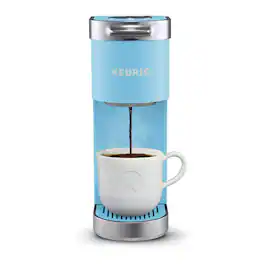Keurig - Refurbished Excellent - K-Mini Plus Single Serve Coffee Maker (Cool - Aqua