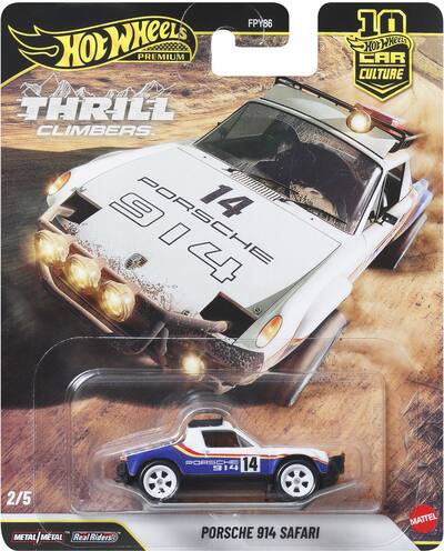 Mattel Hot Wheels Premium: Thrill Climbers Porsche 914 Safari Mattel Hot Wheels Premium: Thrill Climbers Porsche 914 Safari