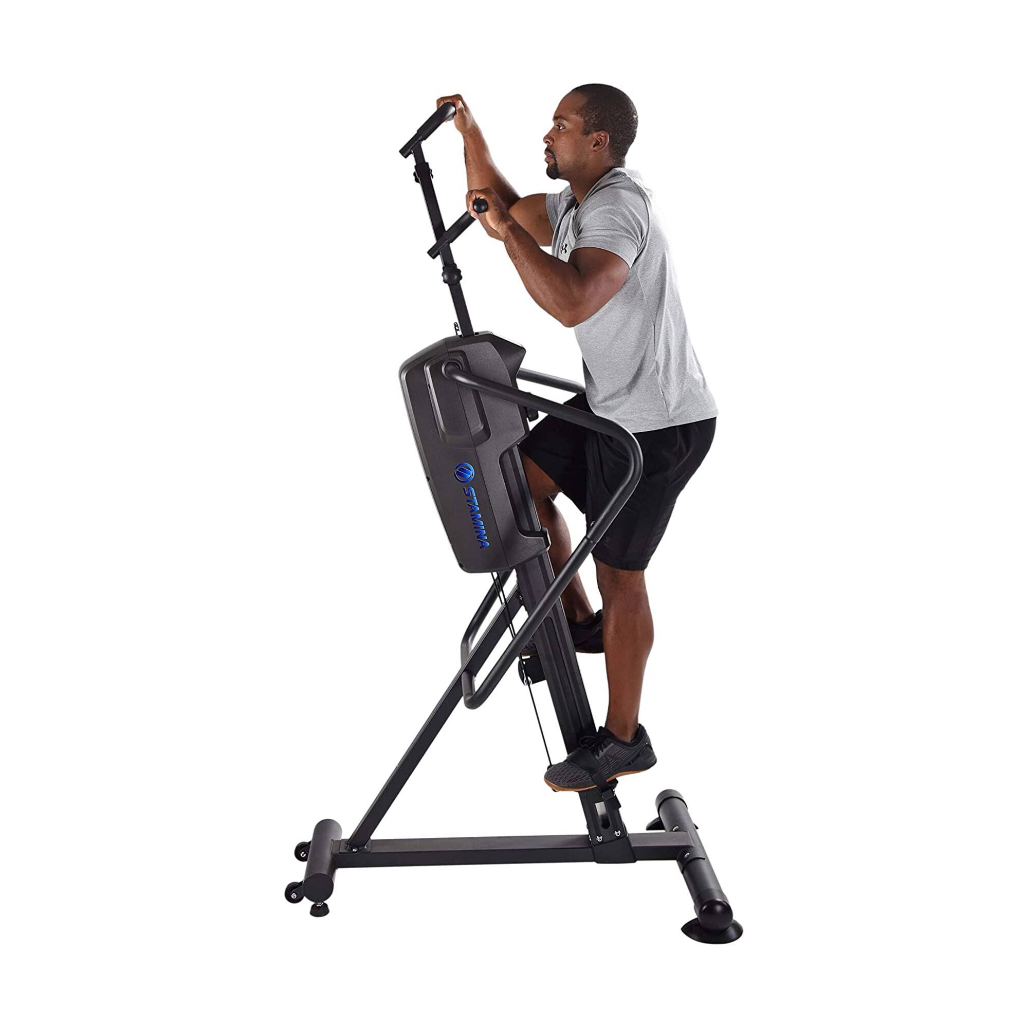 Alt View 5. Stamina Products - Stamina Products 55-2125 Cardio Climber Home Workout Fitness Exercise Machine - Gray.