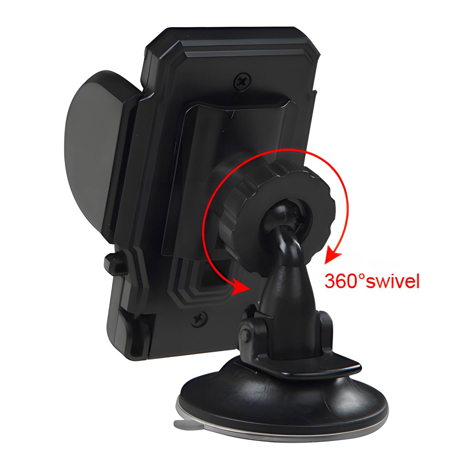 Alt View 2. Mybat - MyBat Dash & Vent Phone Holder / Black Car Mount - Fits 5.11” Smartphones - Black.