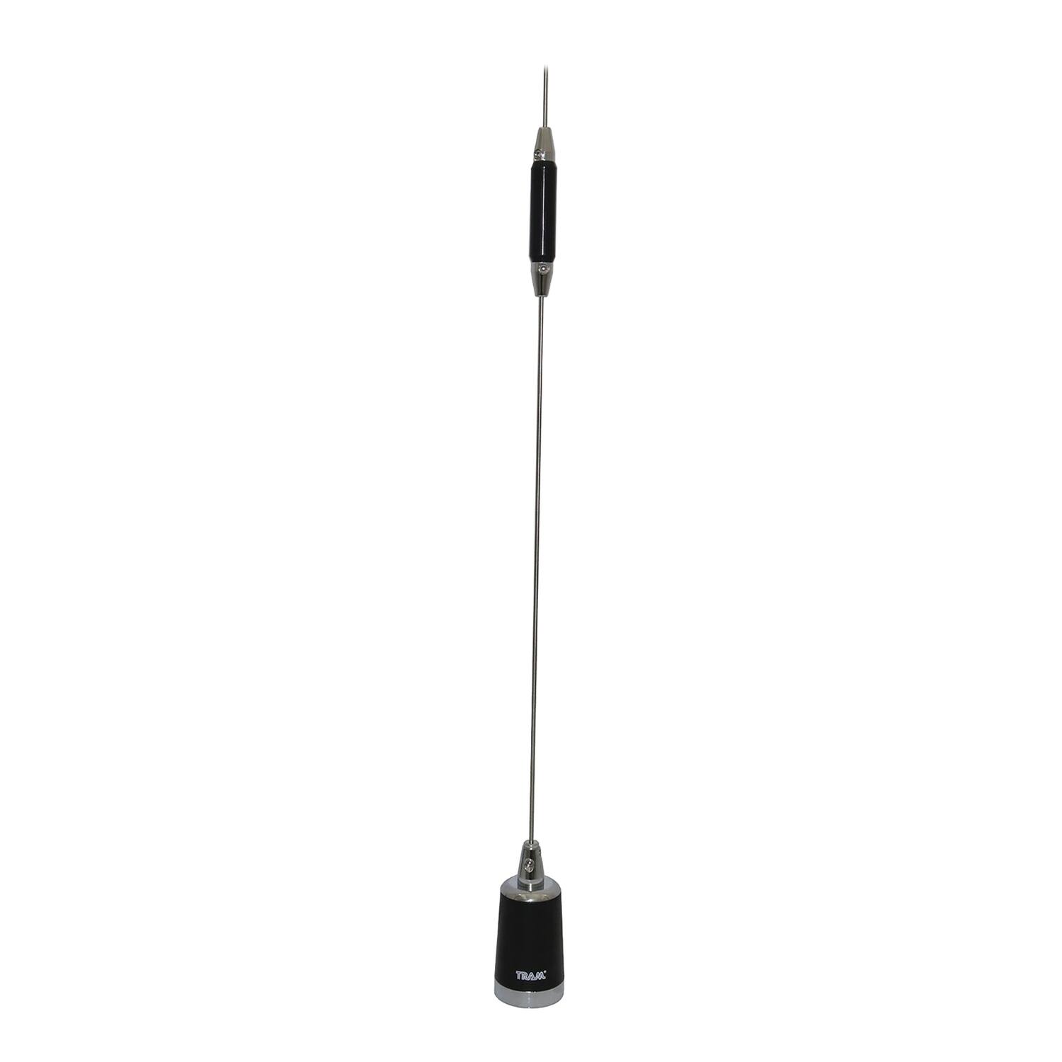 Back. Tram - Tram 1180 150-Watt Pretuned Dual-Band 144 MHz to 148 MHz VHF/430 MHz to 450 MHz UHF Amateur Radio Antenna - Silver.
