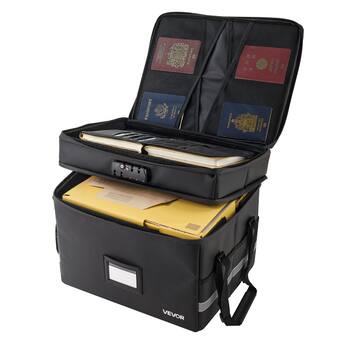 VEVOR Fireproof Document Box, 1832 ℉ Heat Insulated Fireproof VEVOR Fireproof Document Box, 1832 ℉ Heat Insulated Fireproof