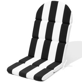 Crestlive Products - Outdoor Adirondack Patio Chair Cushion - Black White