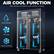 AIR COOL FUNCTION
360° vertical circulation with uniform cooling
- Auto defrost
- Air cool
- Faster cooling