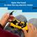 Open the hood to view the toy electric motor