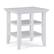 Front. Simpli Home - Acadian End Table - White.