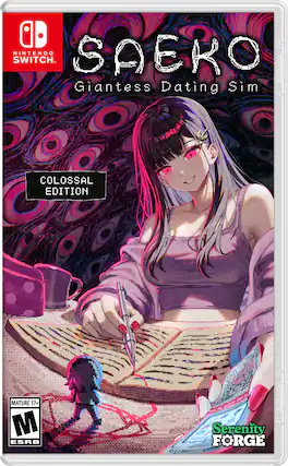 ab NINTENDO SWITCH. Giantess Dating Sim COLOSSAL EDITION MATURE 17+ M ESRB Serenity FORGE - M (Mature 17+)