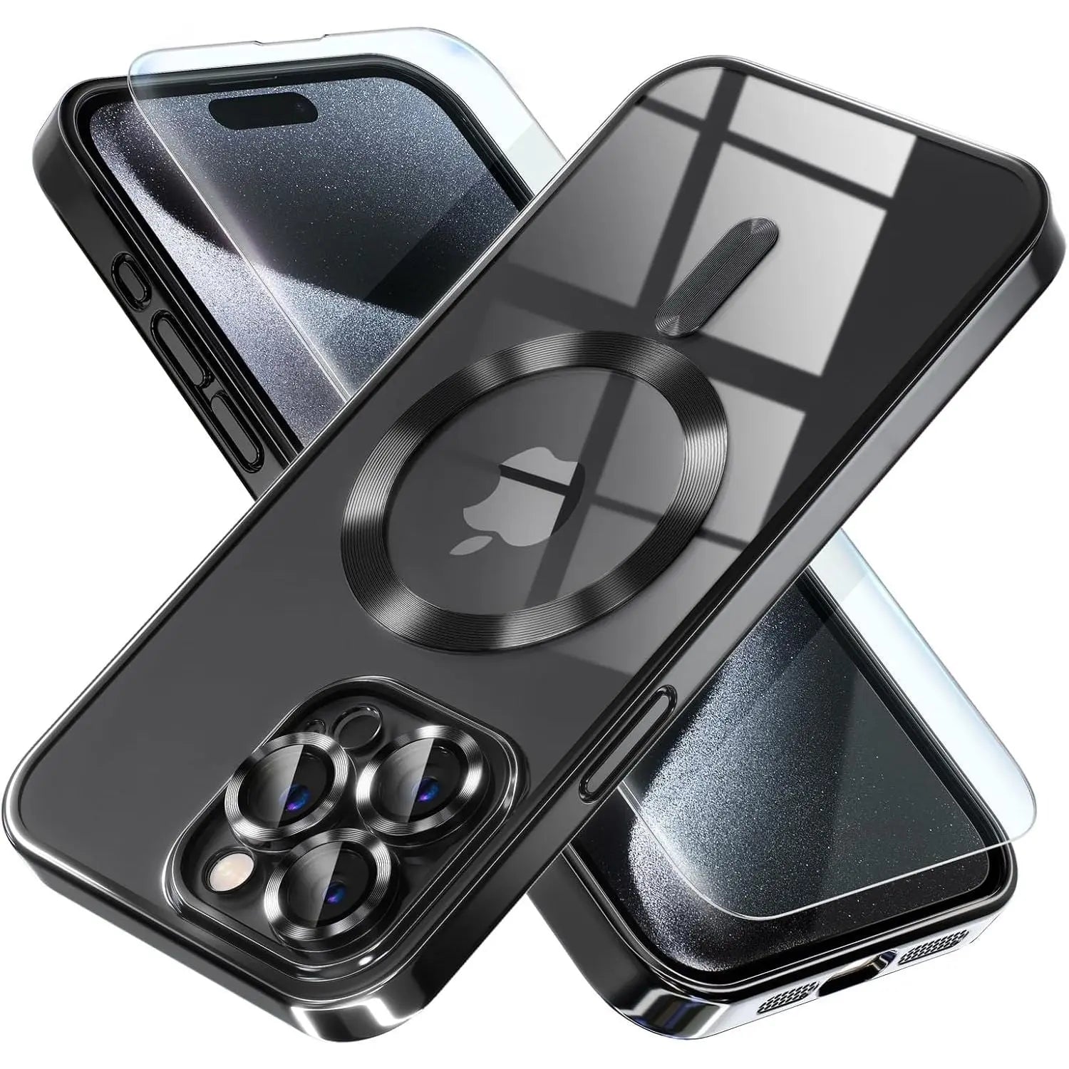 Bundle Entronix for iPhone 14 Pro Max [Magnetic] Luxury Glossy