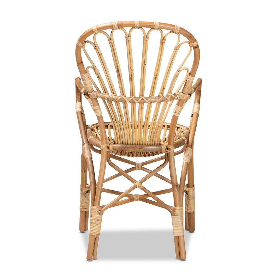 bali & pari Sheraton Modern and Contemporary Finished Rattan Dining ...