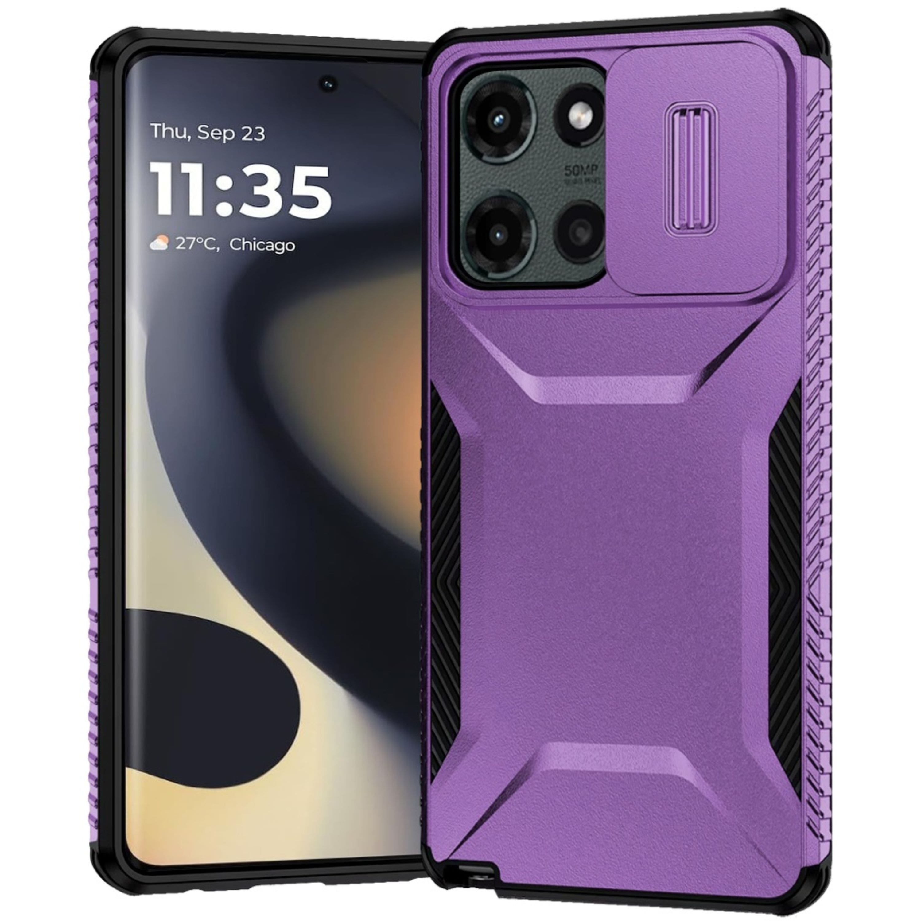 Kitcheniva - Armor Grip Lens Shield Cover For Motorola Edge 2025 - Purple price history on PriceWatchPro