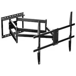 Mount-It! - Full Motion TV Wall Mount with Extra Long Extension for 43″ – 100″ TVs, Full Motion Articulating Bracket - Black