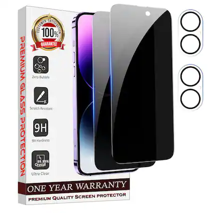 CUSTOMER SATISFACTION 100% GUARANTEE
PREMIUM GLASS PROTECTION
- Zero Bubble
- Scratch Resistant
- 9H Hardness
- 99.99% Crystal
- Ultra Clear
ONE YEAR WARRANTY
PREMIUM QUALITY SCREEN PROTECTOR