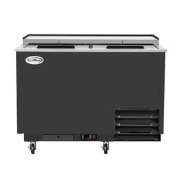 Koolmore - 50 in. Commercial Glass Froster in Black Steel, ETL Listed, 14 cu. ft. (KM-GF50-BK) - Black painted steel