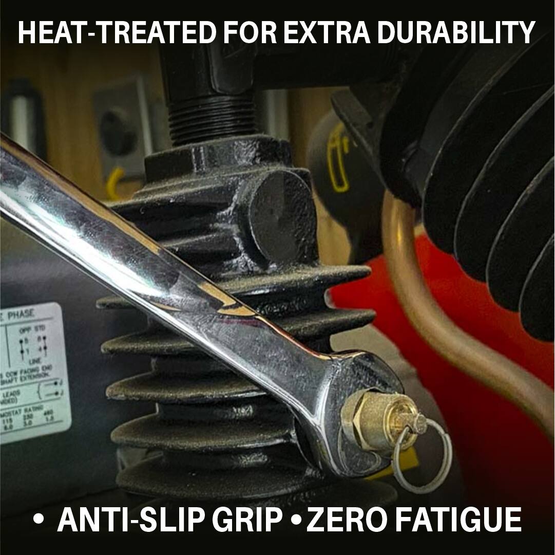 HEAT-TREATED FOR EXTRA DURABILITY

• ANTI-SLIP GRIP • ZERO FATIGUE
