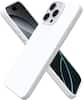 Front. Ornarto - ORNARTO Designed for iPhone 16 Pro Max Case 6.9", Liquid Silicone Full Covered Protective Case-White - White.
