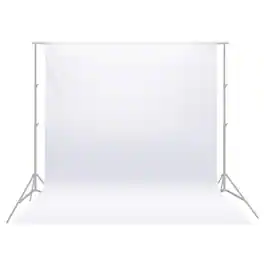 Neewer - 6x9ft Collapsible Polyester Photo Backdrop, for Studio/Video/TV, Backdrop ONLY - White
