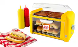 KRAFT - Hot Dog Roller & Bun Warmer - Yellow