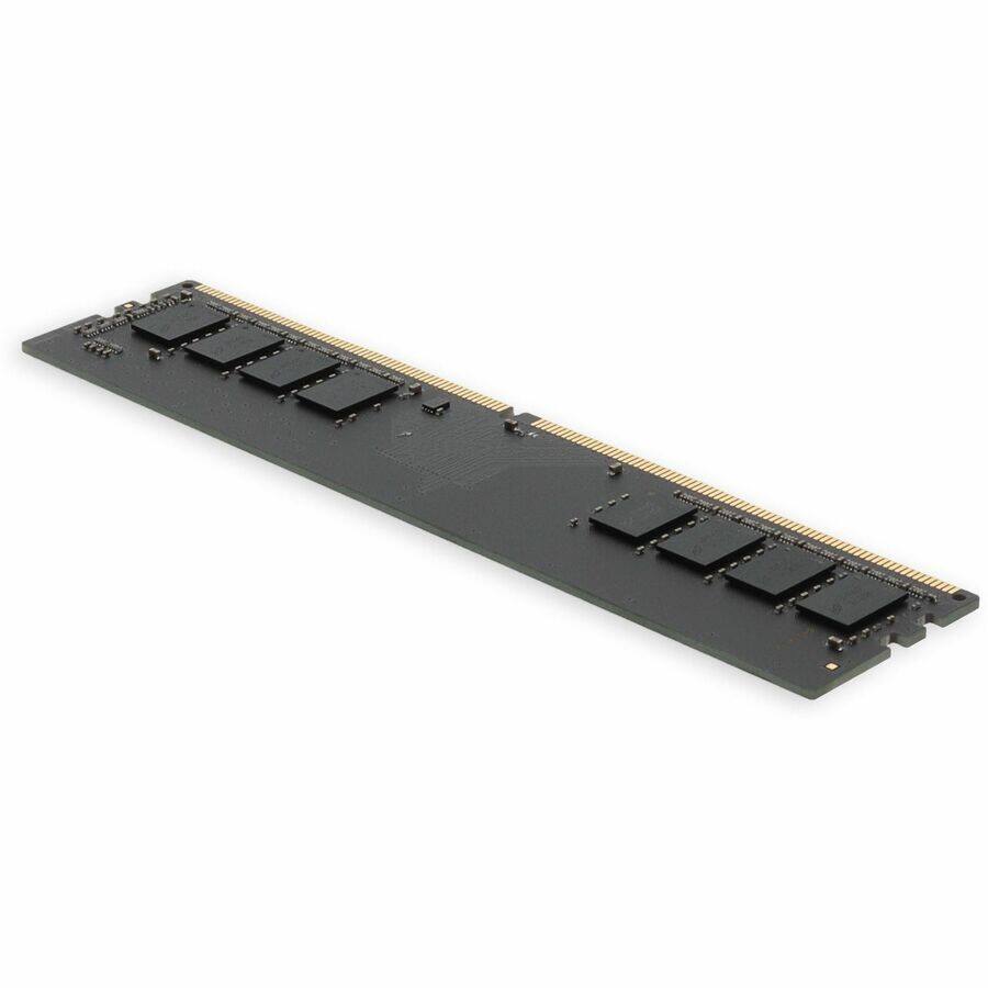 Alt View 1. AddOn - AddOn JEDEC Standard 8GB DDR4-2400MHz Unbuffered Single Rank x8 1.2V 288-pin CL15 UDIMM - 8 GB (1 x 8GB) - Black.