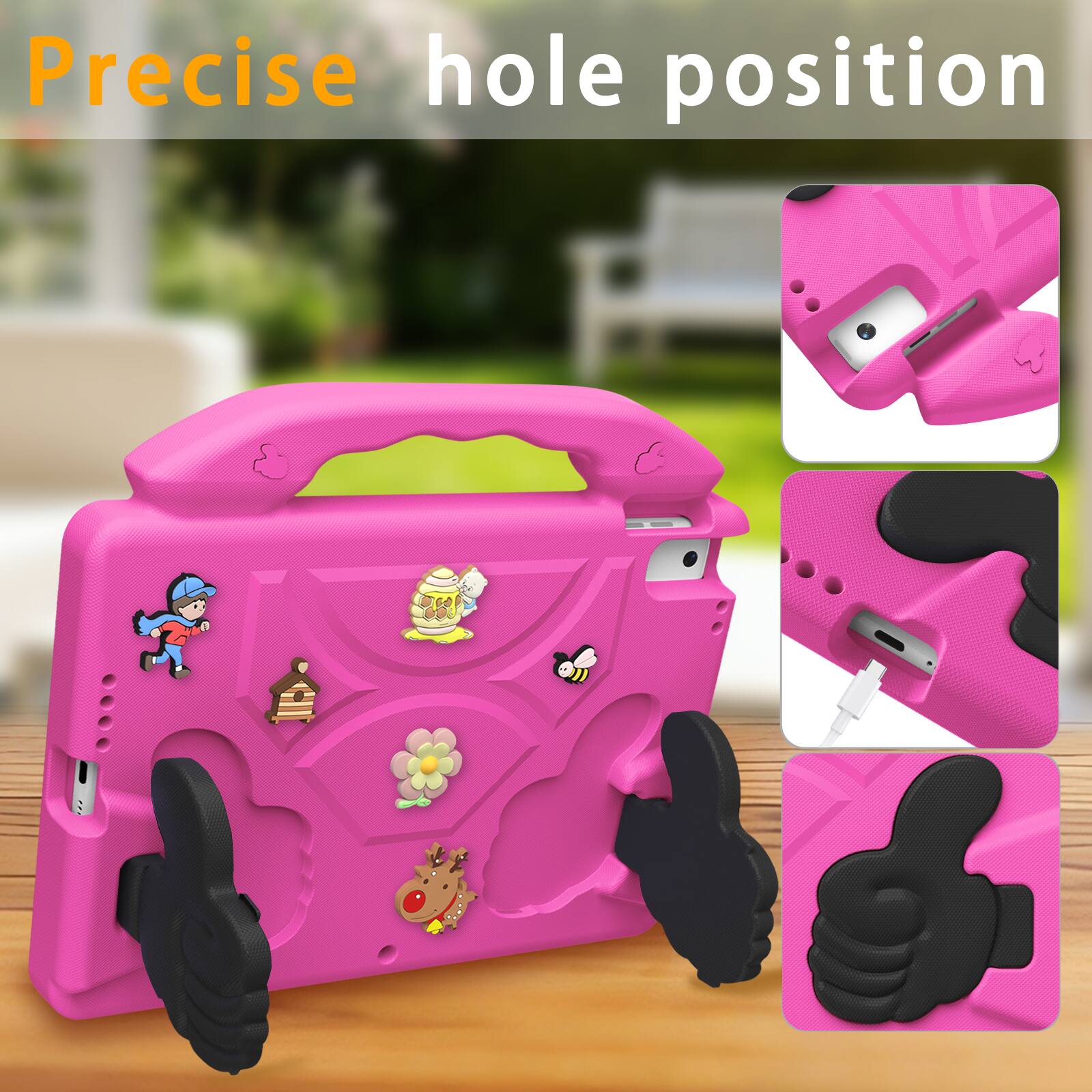 Precise hole position