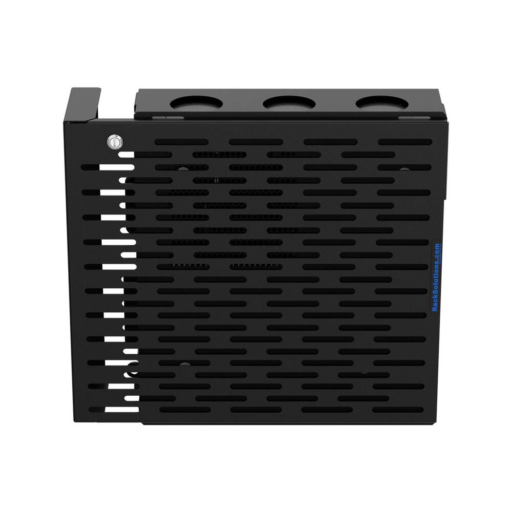 Alt View 4. RackSolutions - RackSolutions 110-E Wall Mount for Dell Pro Slim - Black.