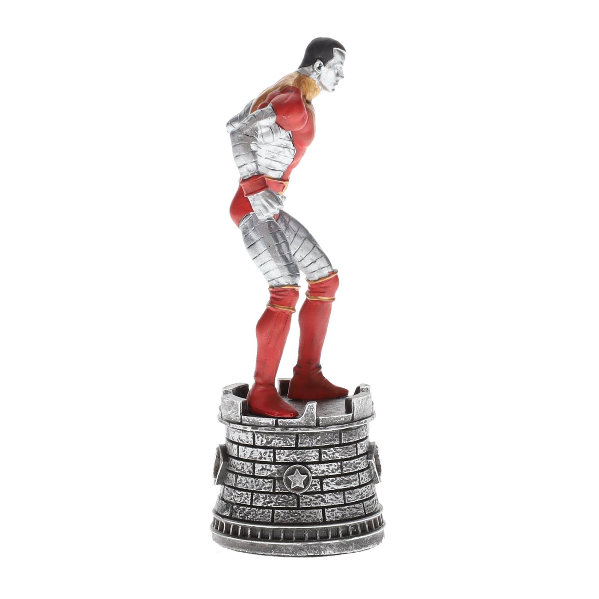 Alt View 3. Marvel - Marvel Chess Collection #35 Colossus (Rook) | Chess Piece Only - Red.