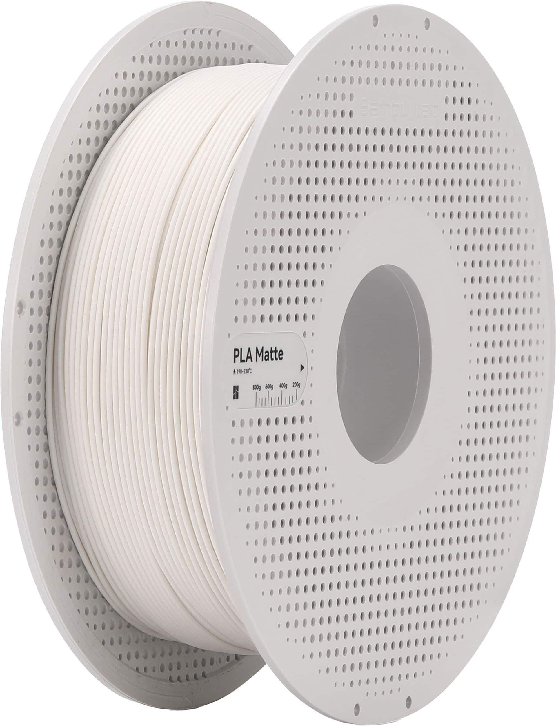 Bambu Lab - 1.75mm PLA Matte Filament - Ivory White