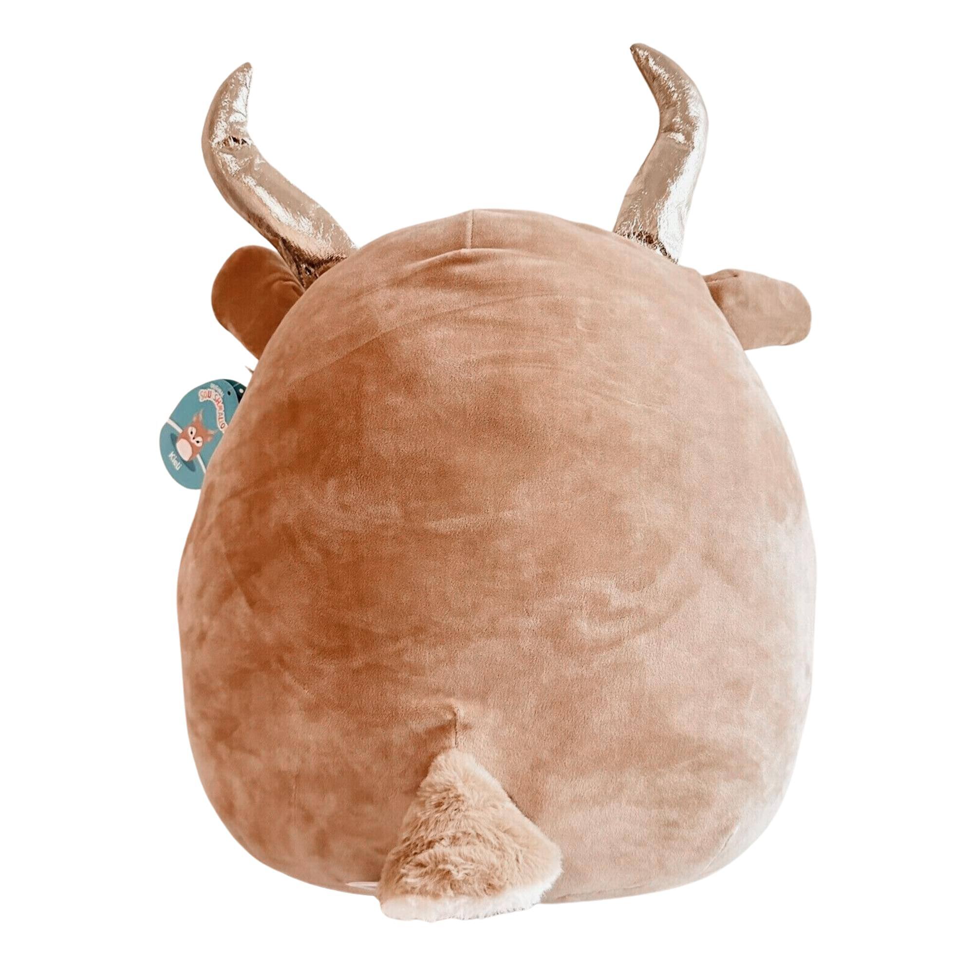 Alt View 10. Kellytoy - Squishmallow 16 Inch Plush | Antelope - Beige.