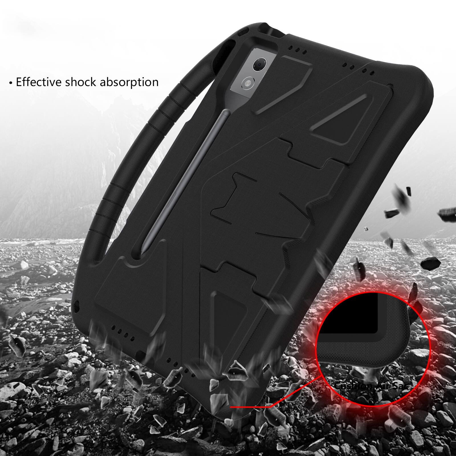 Effective shock absorption