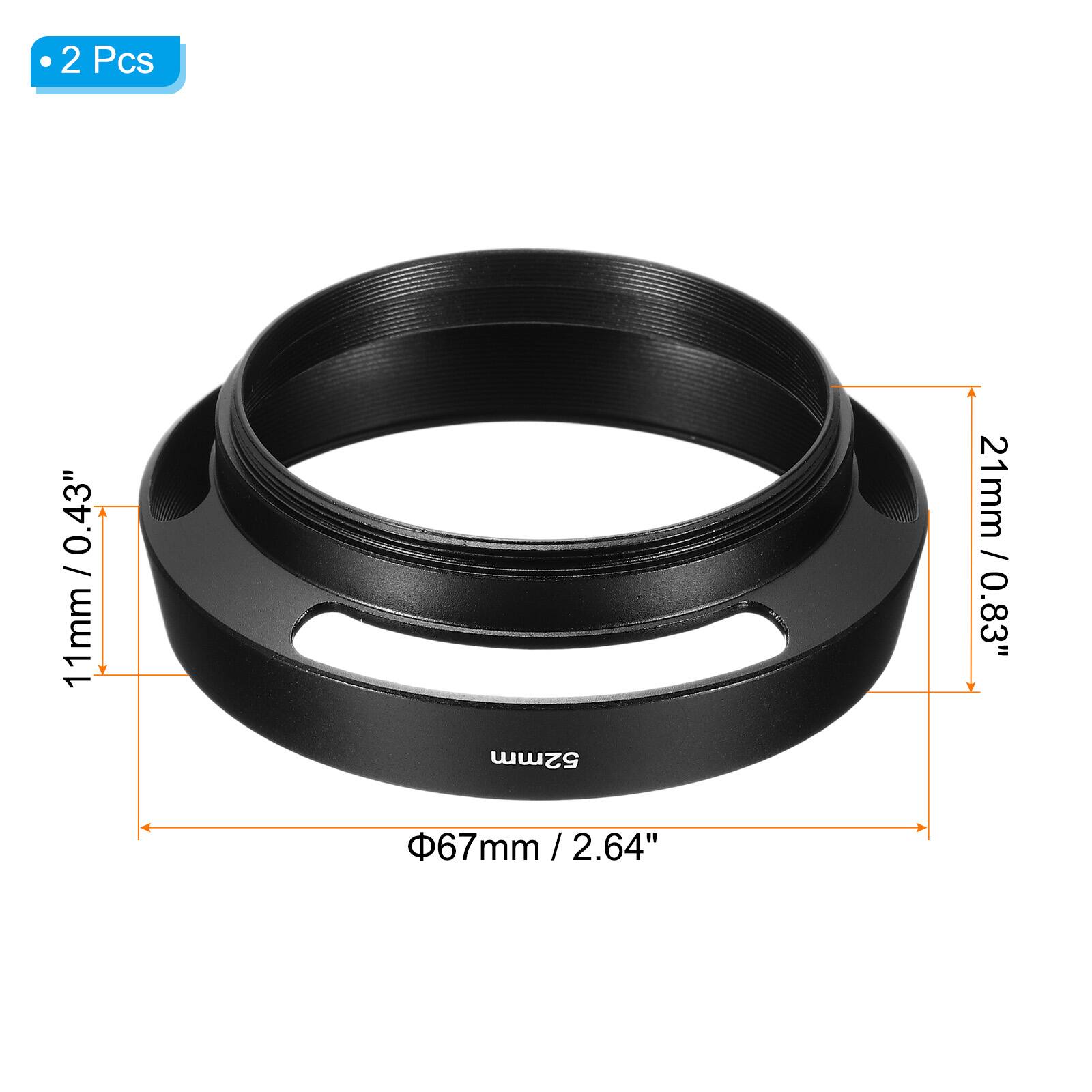 2 Pcs  
0.43" / 11mm  
52mm  
21mm / 0.83"  
67mm / 2.64"