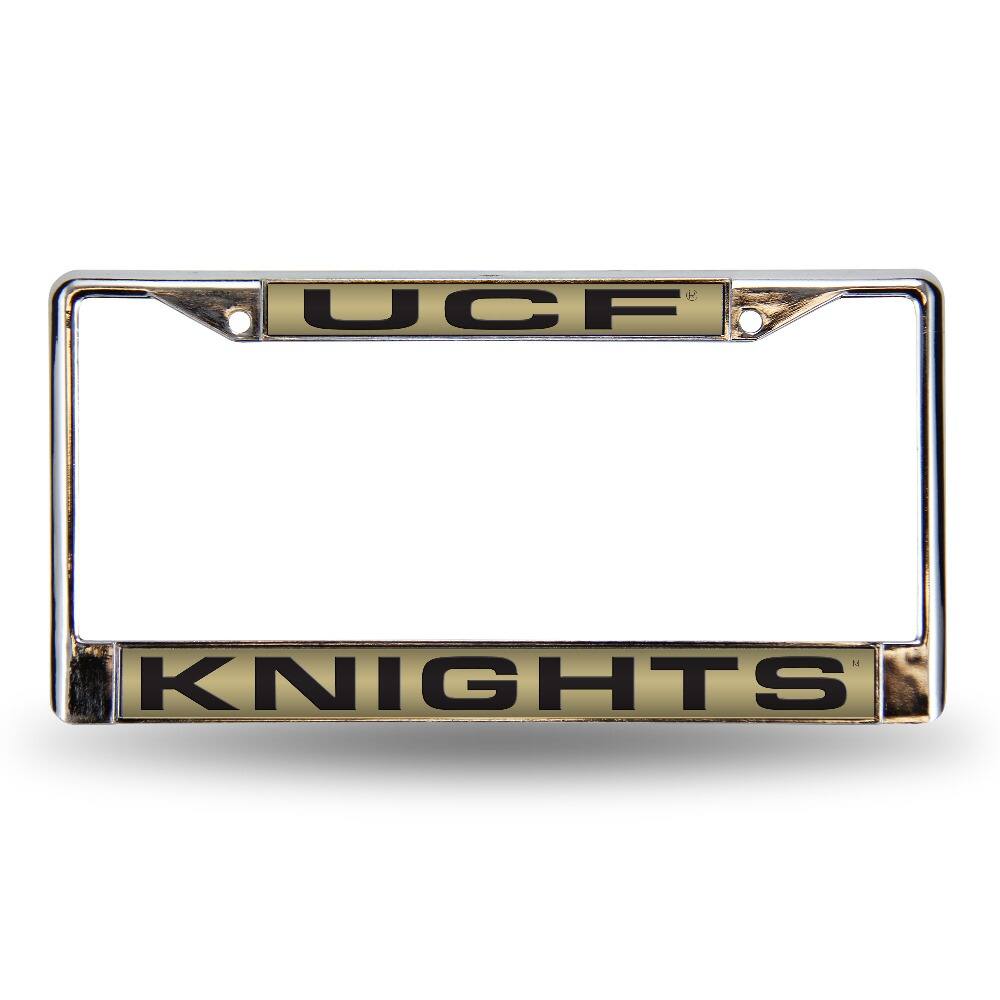 Central Florida Knights UCF Chrome Metal Laser Cut License Plate Frame