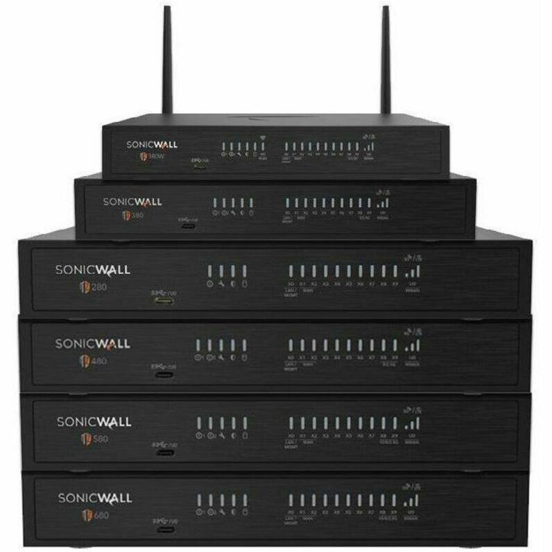 SONICWALL 380  
SONICWALL 280  
SONICWALL 480  
SONICWALL 580  
SONICWALL 680