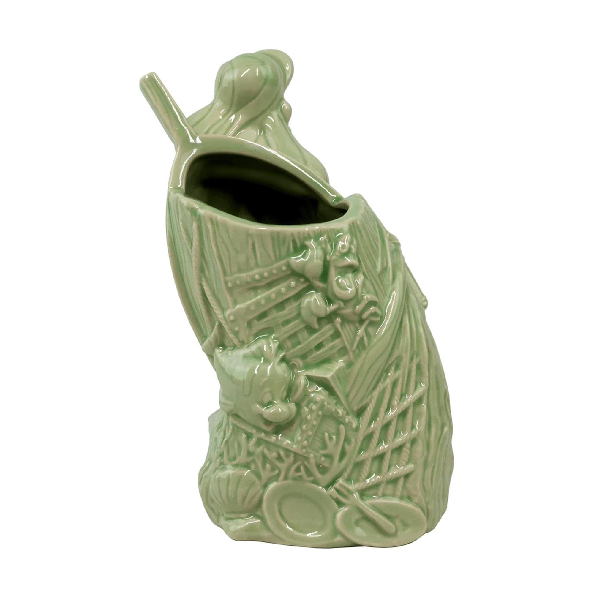 Alt View 2. Disney - Disney The Little Mermaid Mondo Tee-Kis Ariel Green Ceramic Tiki Mug - Green.