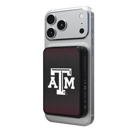 Keyscaper - Texas A&M Aggies Wireless Magnetic Power Bank - Black