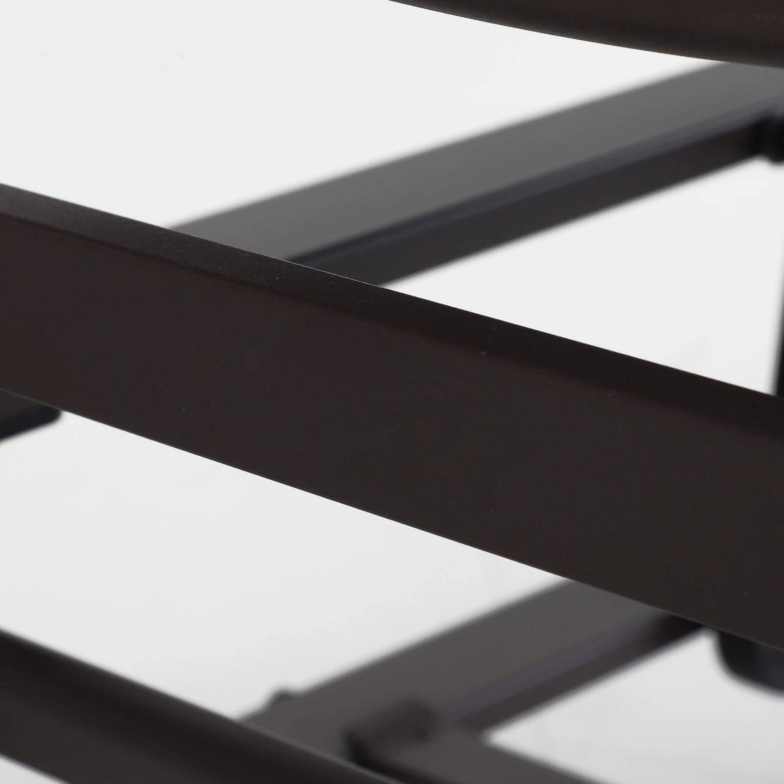 Angle. Resenkos - Resenkos Single Person Swing, Comfortable Headrest, Durable Metal Mesh, 352 lbs Capacity, Ideal for Patio, Brown - Brown.