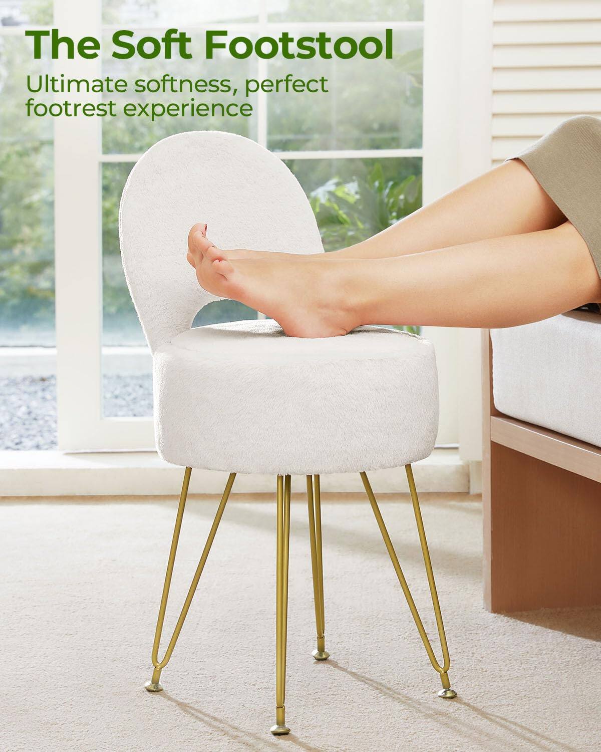 The Soft Footstool  
Ultimate softness, perfect footrest experience