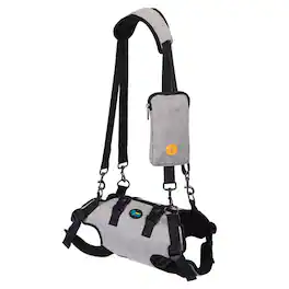 Ownpets - Dog Sling Harness for Spine Protection, Support Vest to Assist Aged Dogs, Size L - Gray