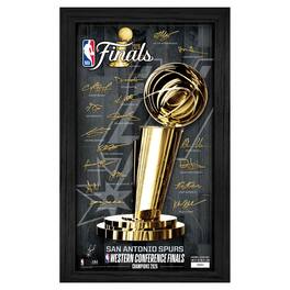 Highland Mint - San Antonio Spurs 2026 NBA Western Conference Champions 12" x 20" Signature Ticket Frame - Multicolor