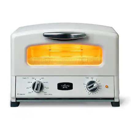TEMP 350 300 250 400 450 500
TIME 16
OFF : 2 3 4 5
CRUMB TRAY
200 550 TOAST/BROIL 10