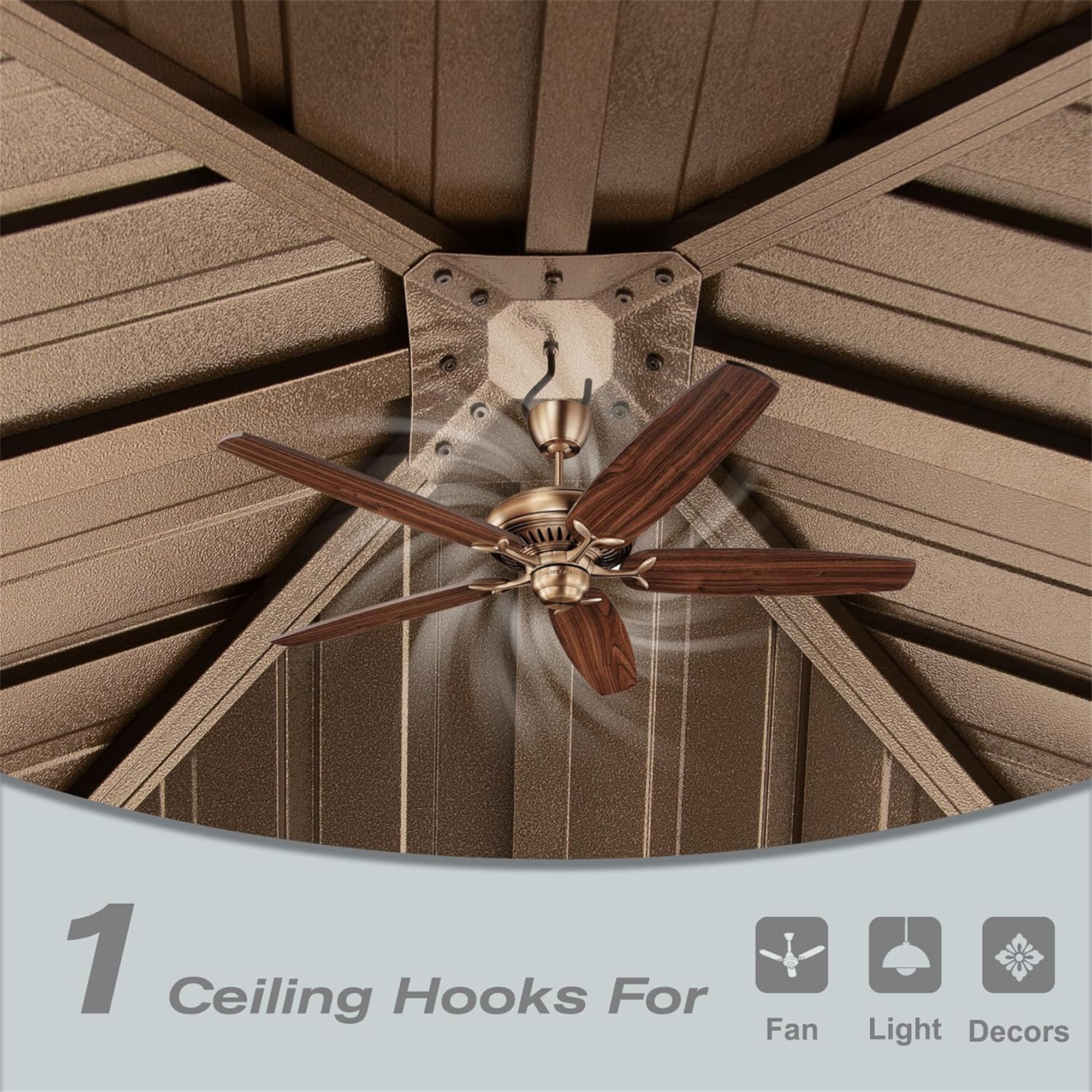 1 Ceiling Hooks For Fan Light Decors