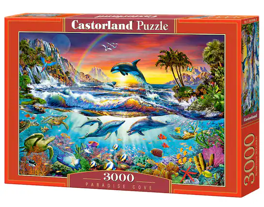Castorland Puzzle, No. C-300396-2, 3000 PARADISE COVE, Castorland, 268, 362x26.8w, 3000, 92x68cmU/CM R