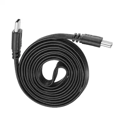 Front. Unique Bargains - Flat USB C Cable, USB C to USB-C Adapter, 480Mbps, Silicone, for Phone/Tablet/Laptop/Car Charger - Black.