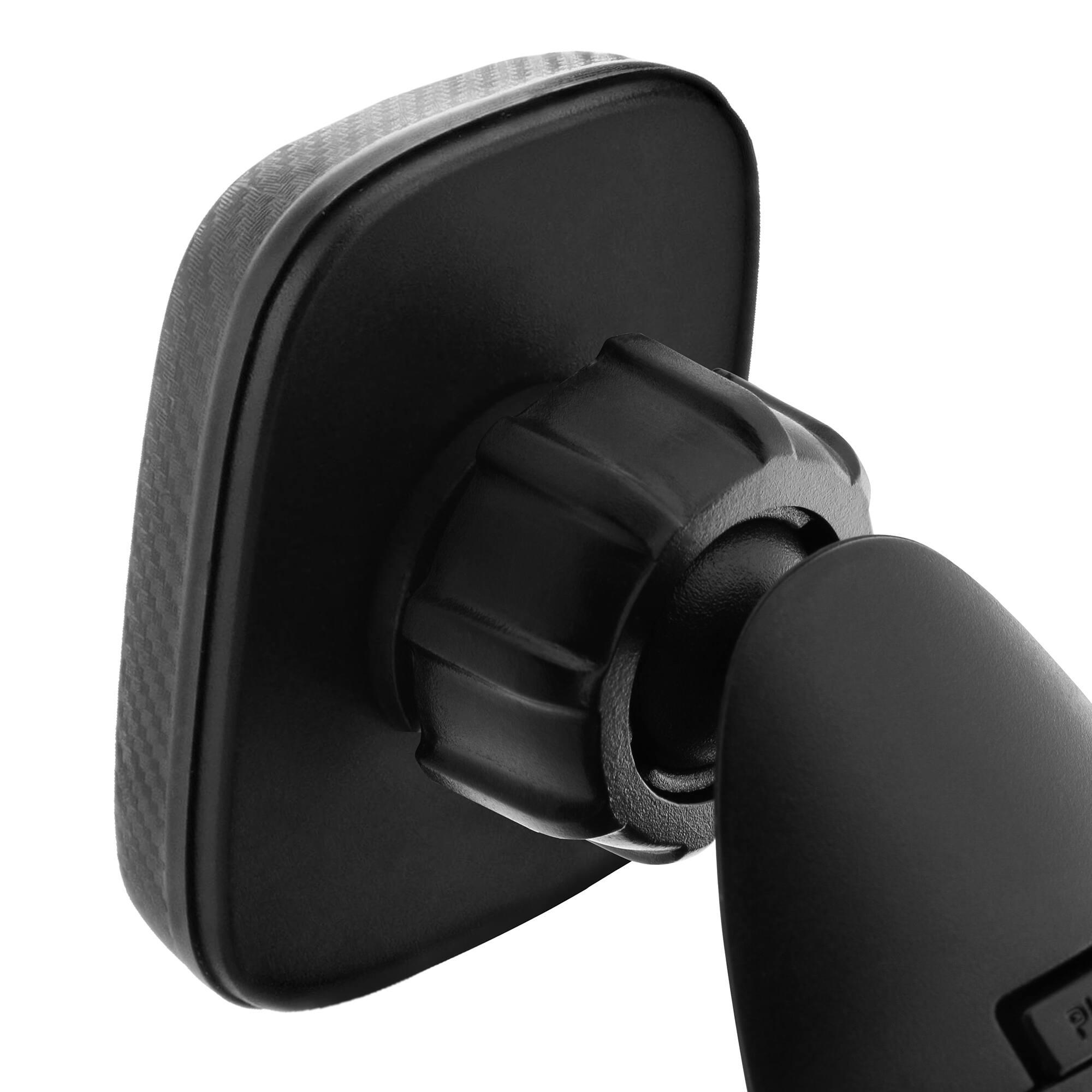 Back. Monster - Monster Universal Magnetic Phone Mount with Pivoting Suction Cup Base, Fits Most Cases, 360-Degree Rotating Joint - Black.