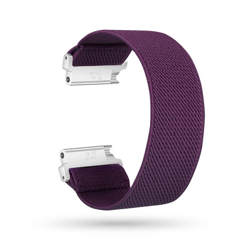 StrapsCo - Stretch Band Nylon Watch Strap For Fitbit Versa & Versa 2 - Plum price history on PriceWatchPro