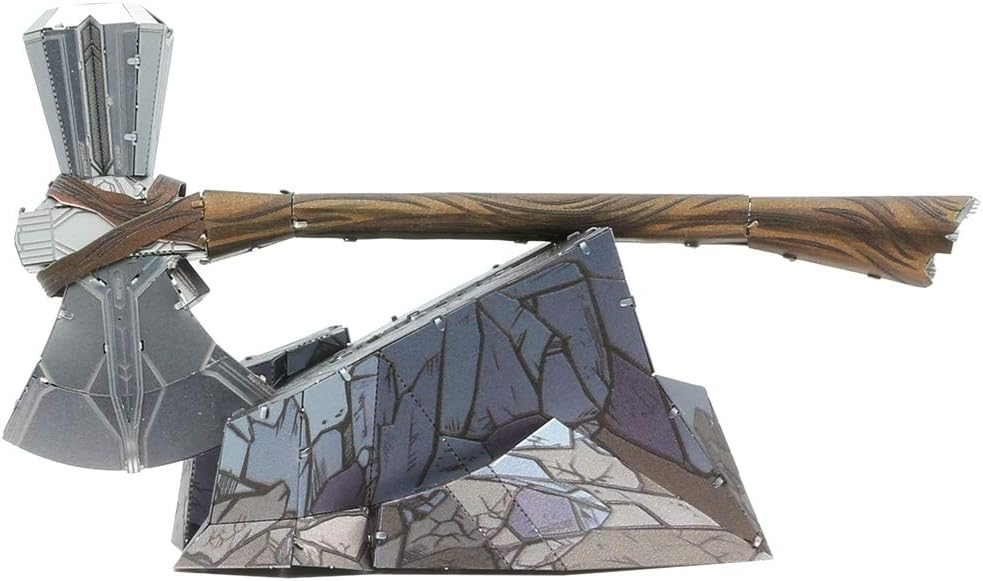 Alt View 3. Metal Earth - Metal Earth Marvel Stormbreaker 3D Metal Model Kit Fascinations - Silver.