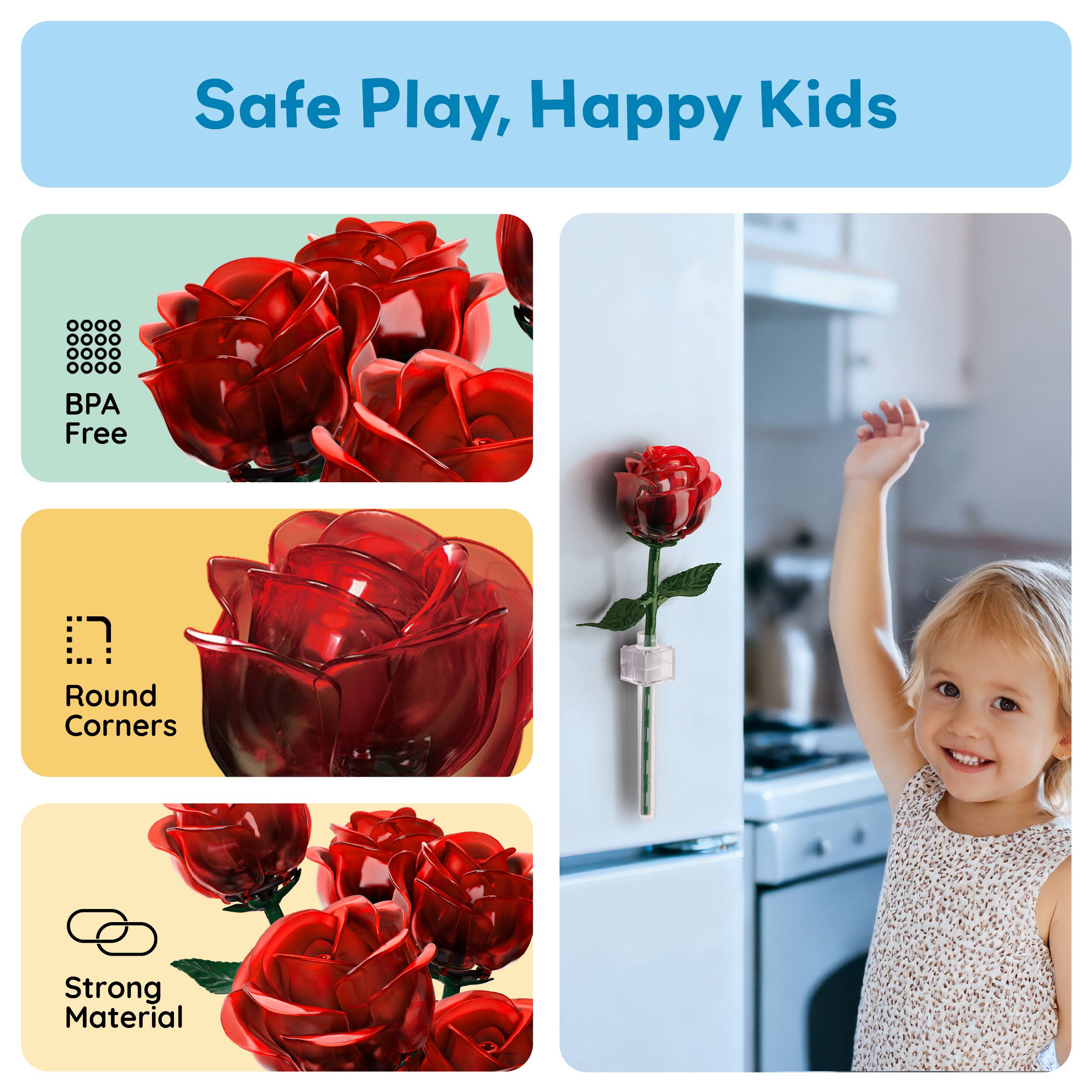 Safe Play, Happy Kids

- BPA Free
- Round Corners
- Strong Material