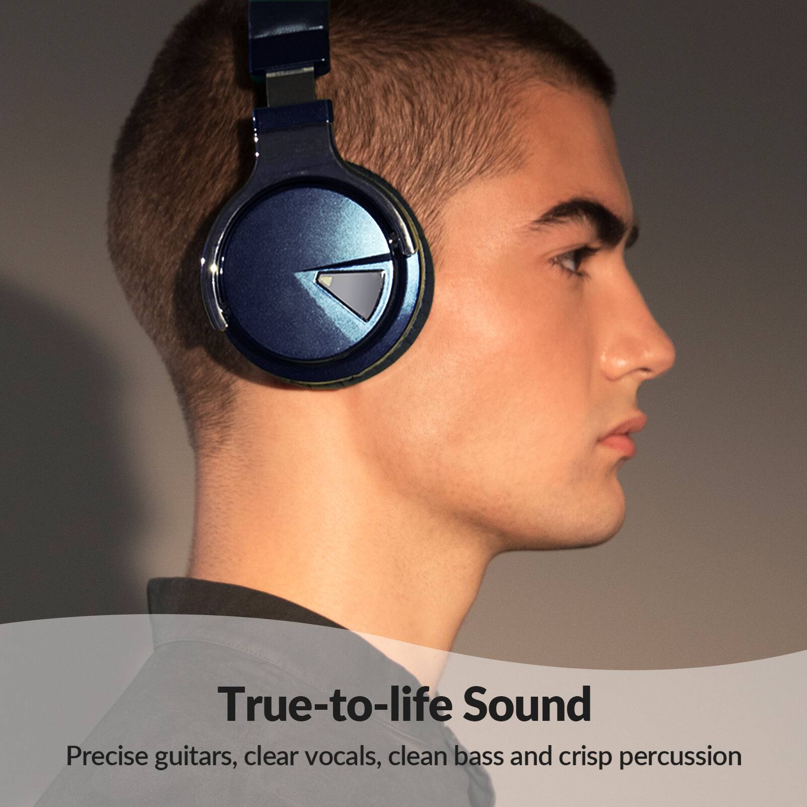 True-to-life Sound  
Precise guitars, clear vocals, clean bass and crisp percussion