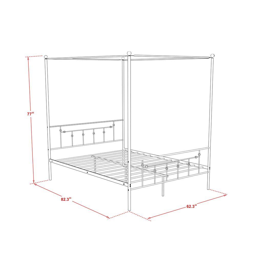 77" + D 82.3" x 62.3"