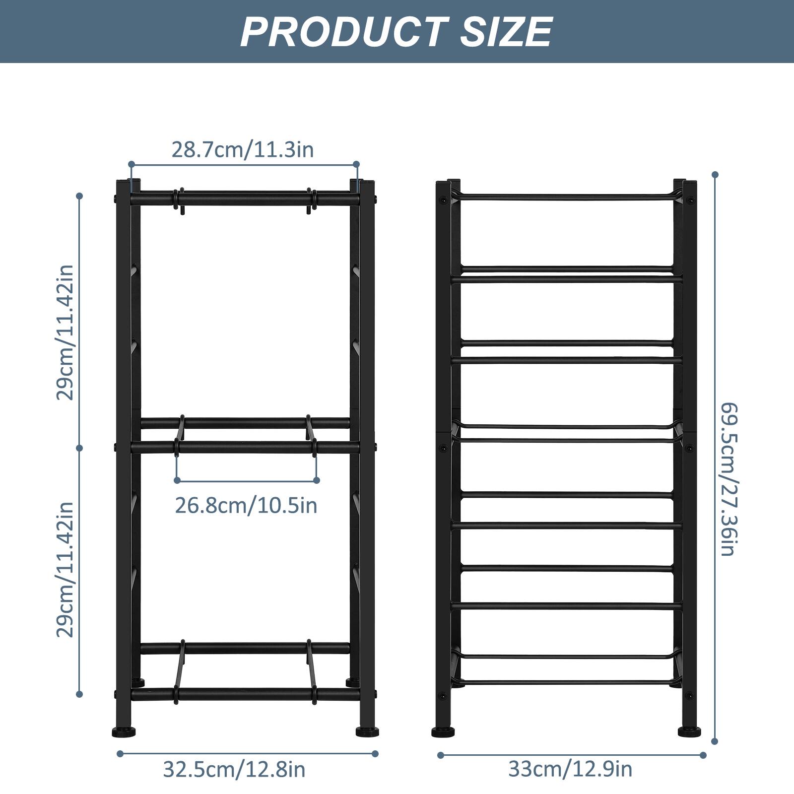 PRODUCT SIZE

- 28.7cm/11.3in
- 29cm/11.42in
- 29cm/11.42in
- 26.8cm/10.5in
- 69.5cm/27.36in
- 32.5cm/12.8in
- 33cm/12.9in