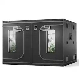 AC Infinity - CLOUDLAB 811, Advance Grow Tent 10x10, Thickest Poles and Canvas 120" x 120" x 80"
